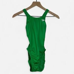 Speedo green one piece swimsuit